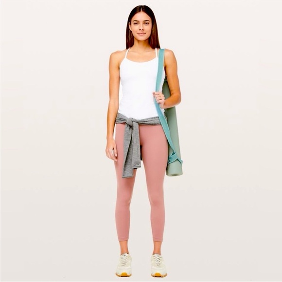 Lululemon Power Y Tank Sz 4 White DISCONTINUED/RARE 17 - Picture 1 of 4